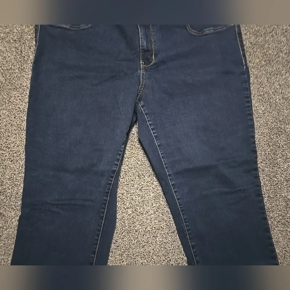 Maurices Dark Blue Skinny Jeans Stretchy Womens Size 22 Reg. - Picture 13 of 15